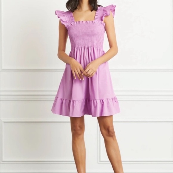 Hill House Dresses & Skirts - The Elizabeth Nap Mini Dress - Lilac Sky Poplin